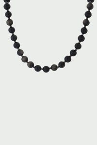 Tutti Golden Obsidian Small Beaded Necklace