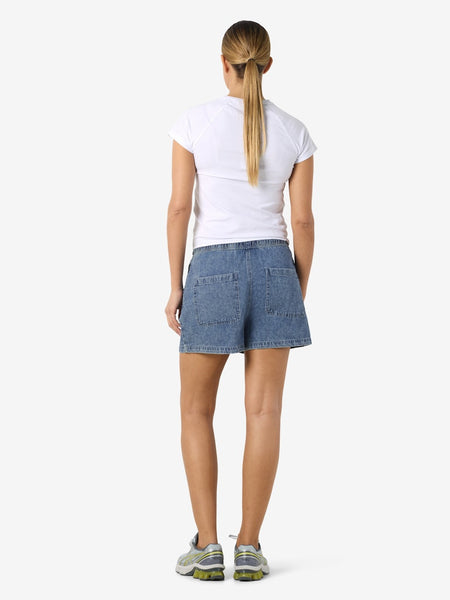 NOISY MAY Denim Shorts in Medium Blue