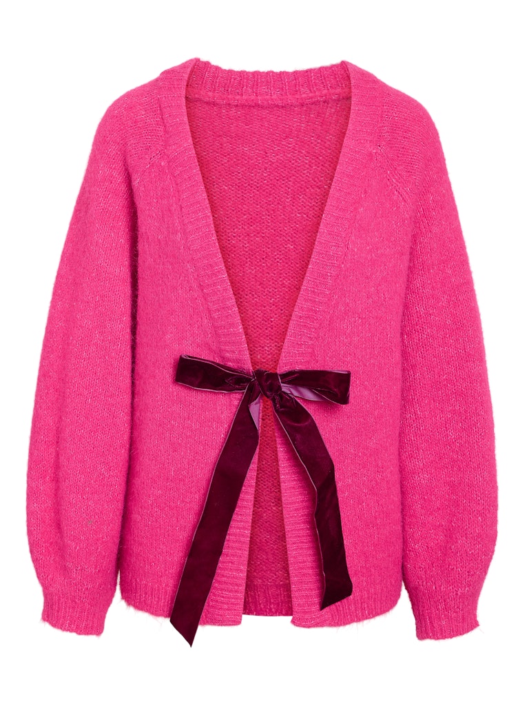 NOISY MAY Tie Back Knit Jumper in Pink