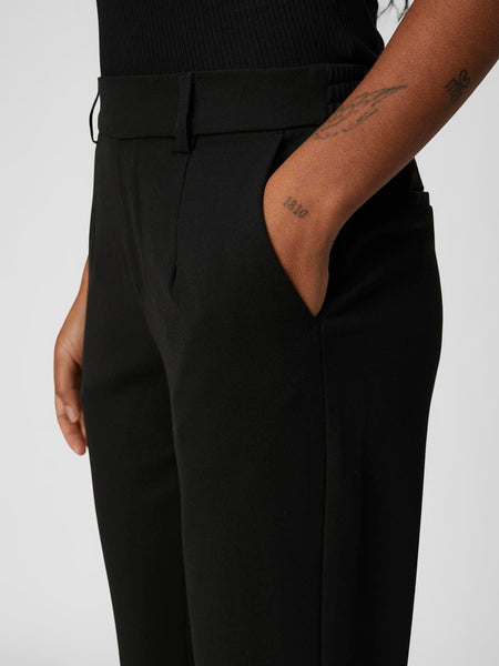 Object Slim Fit Tailored Trousers in Black