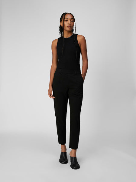 Object Slim Fit Tailored Trousers in Black