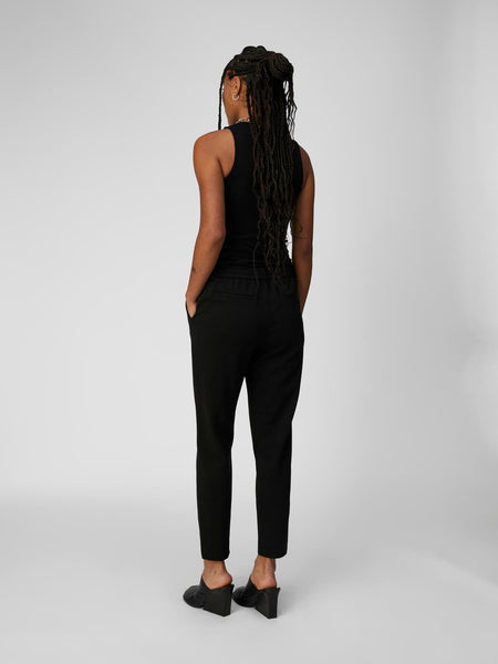 Object Slim Fit Tailored Trousers in Black