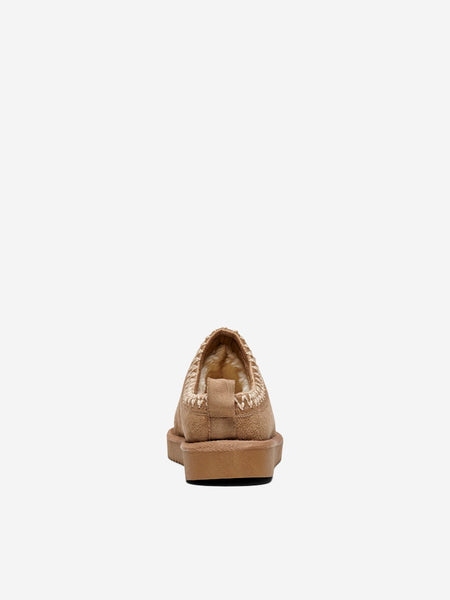 Only Teddy Lined Slipper in Brown