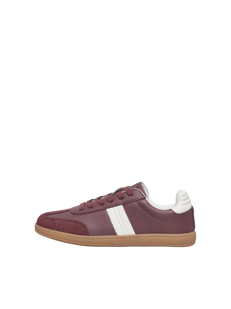 ONLY PU Trainers in Burgundy