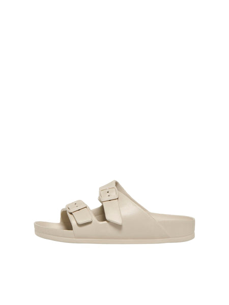 ONLY Double Strap Sandals in Beige