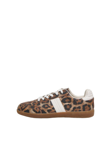 Only Leopard Print PU Trainers