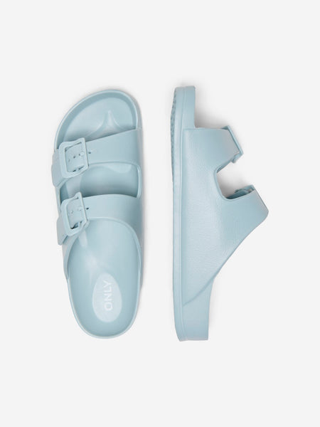 ONLY Double Strap Sandals in Blue