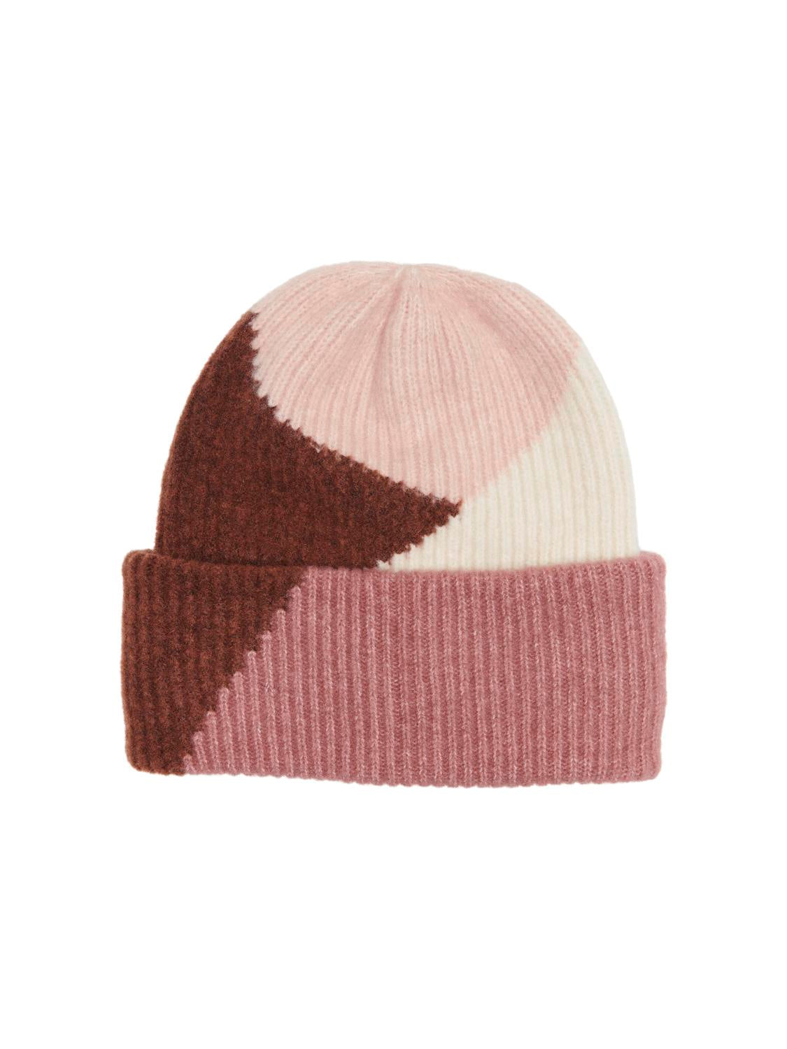 Only Patterned Beanie in Pink