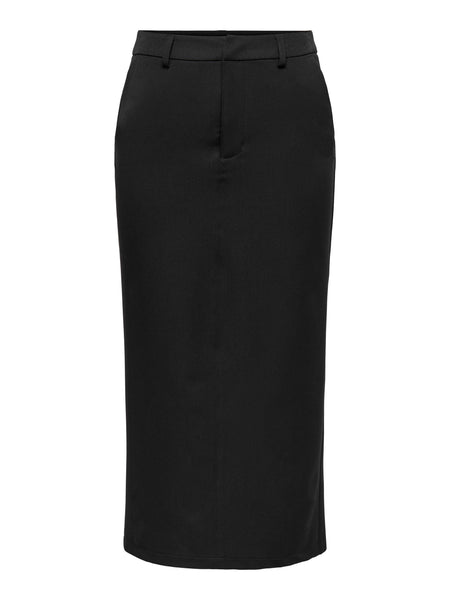 Only Long Tailored Skirt in Black