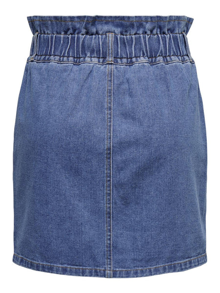 Only Denim Cargo Mini Skirt in Medium Blue