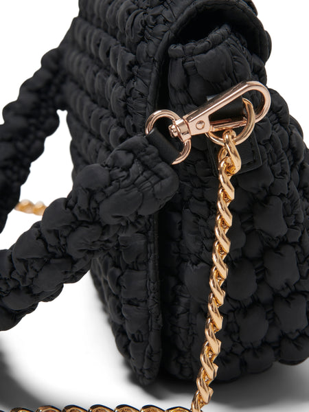 Only Quilted Cross Body Bag in Black