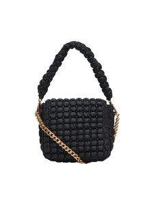 Only Quilted Cross Body Bag in Black