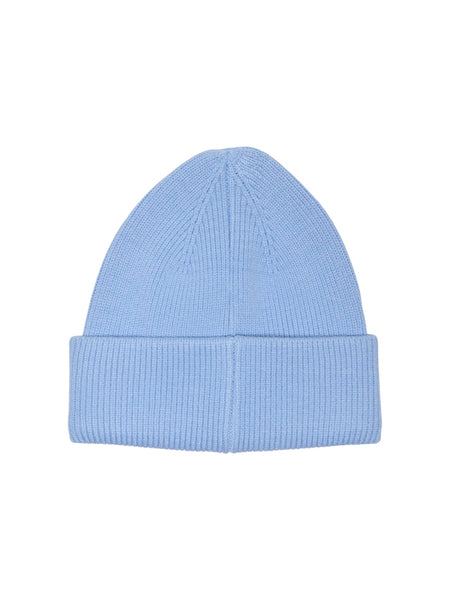 ONLY Knitted "Happiness" Beanie in Blue