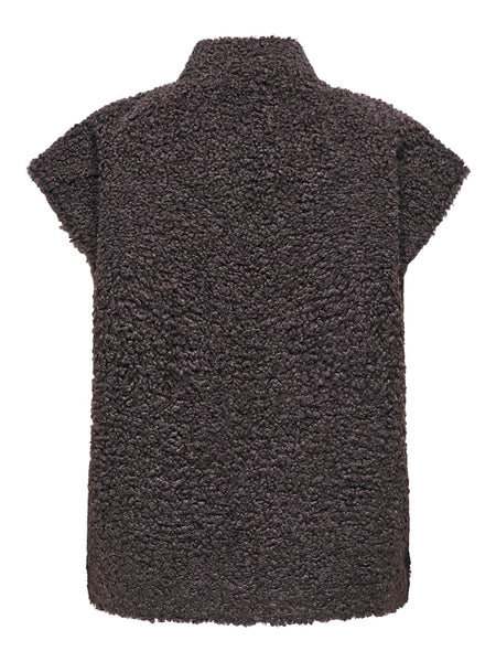 ONLY Teddy Waistcoat in Brown