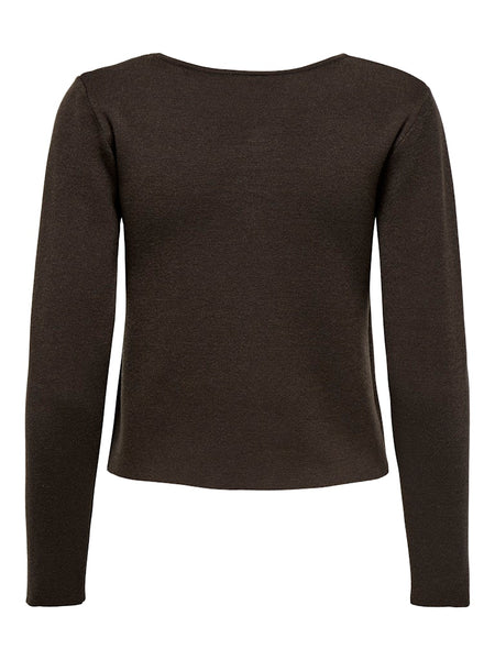 ONLY Short Cardigan in Brown