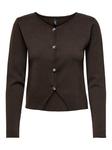 ONLY Short Cardigan in Brown