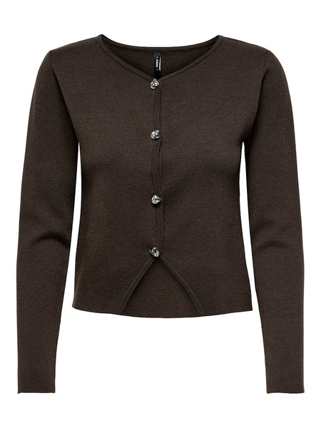 ONLY Short Cardigan in Brown