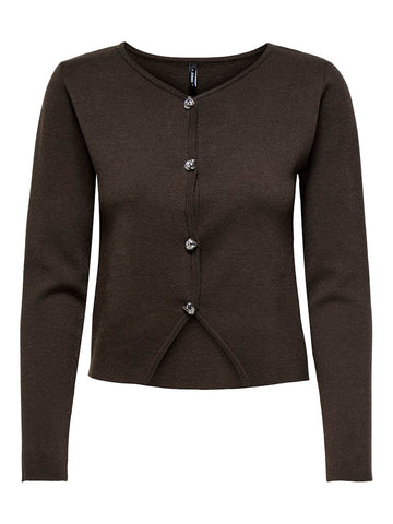 ONLY Short Cardigan in Brown