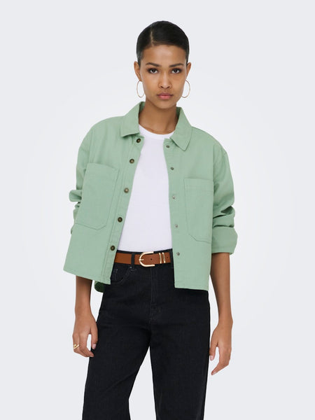ONLY Short Shacket in Green