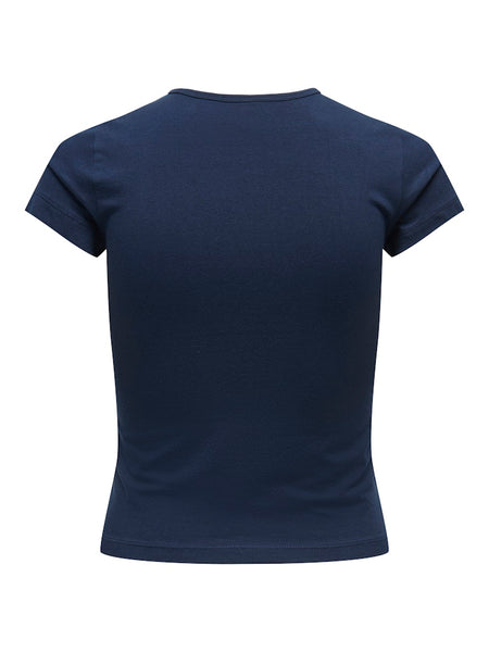 ONLY Star Print T-Shirt in Navy