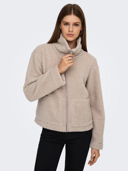 ONLY Teddy Jacket in Beige
