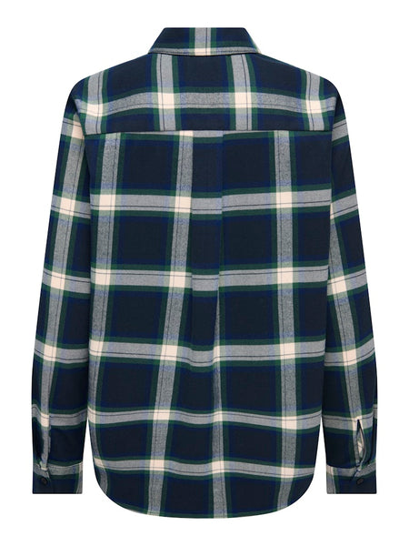 ONLY Checked Shirt in Navy