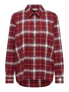 ONLY Checked Shirt in Maroon