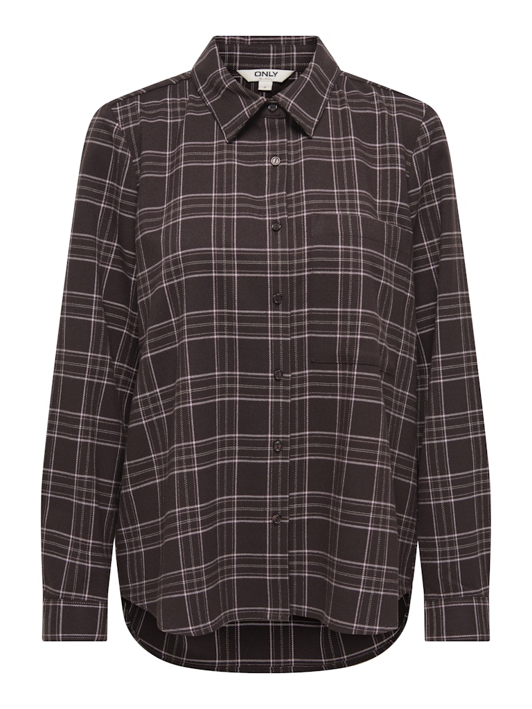 ONLY Checked Shirt in Brown