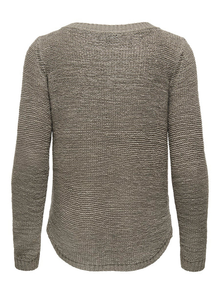 ONLY Long Sleeve Knitted Top in Khaki