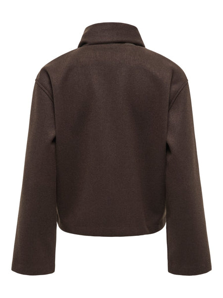 ONLY Scarf Jacket in Brown