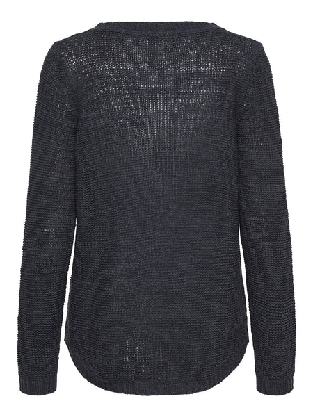 Only Long Sleeve Knitted Top in Navy