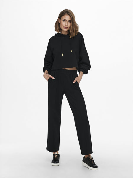 Only Wide Leg Trousers in Black