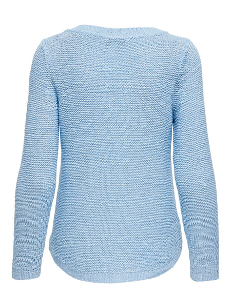 Only Long Sleeve Knitted Top in Blue