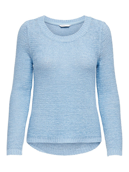 Only Long Sleeve Knitted Top in Blue