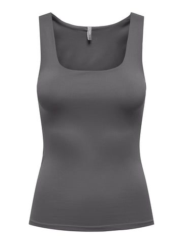 Only Reversible Tank Top in Grey