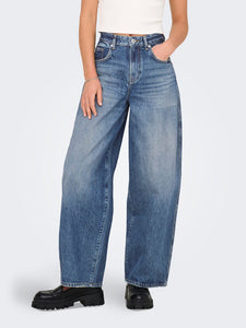 ONLY Barrel Jeans in Dark Blue