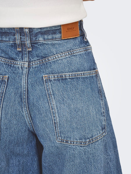 ONLY Barrel Jeans in Dark Blue