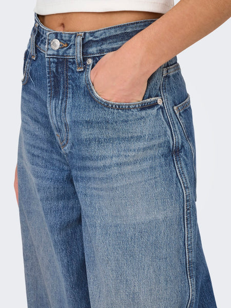 ONLY Barrel Jeans in Dark Blue