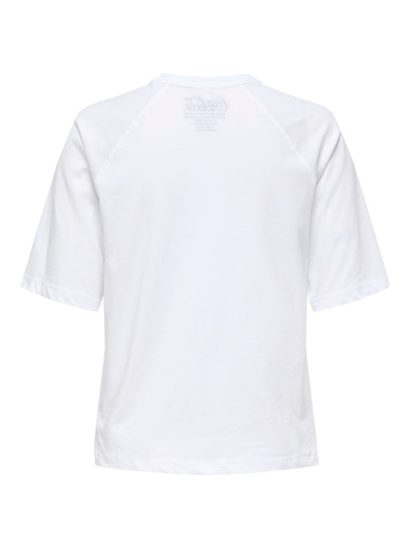 ONLY Christmas Coca-Cola T-Shirt in White