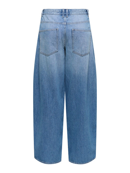 ONLY Barrel Jeans in Medium Blue