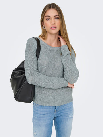 ONLY Long Sleeve Knitted Top in Sage