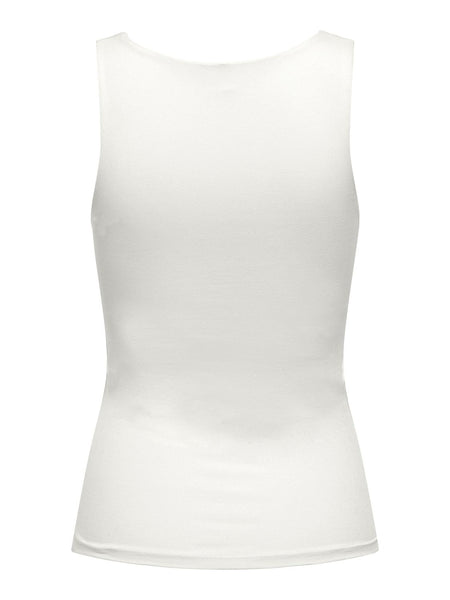 Only Reversible Tank Top in Cream