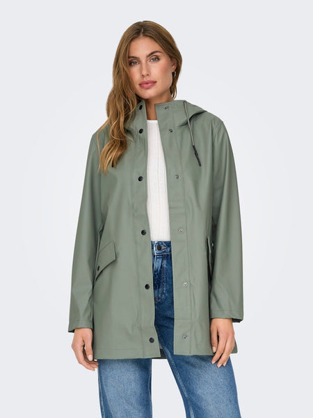 ONLY Raincoat in Green