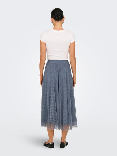 ONLY Net Skirt in Airforce Blue