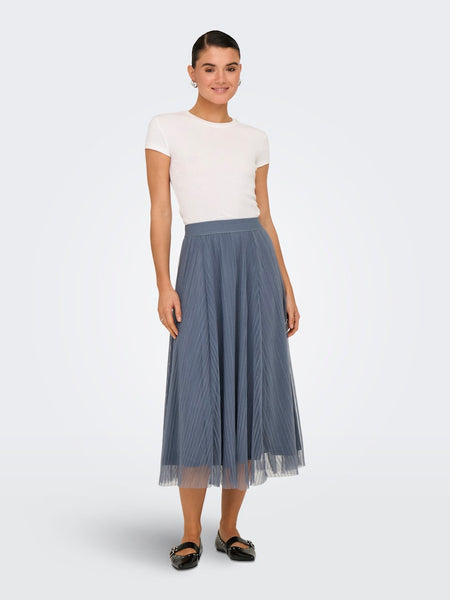 ONLY Net Skirt in Airforce Blue