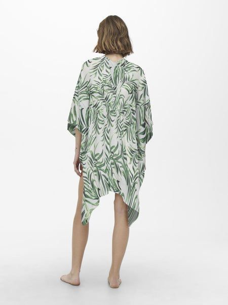 Only Printed Beach Cardigan in Green