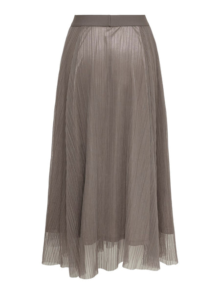 ONLY Net Skirt in Taupe