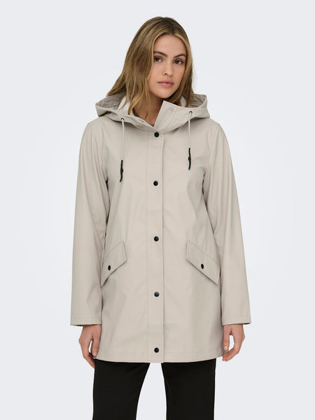 ONLY Raincoat in Beige