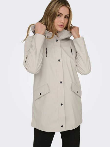 ONLY Raincoat in Beige