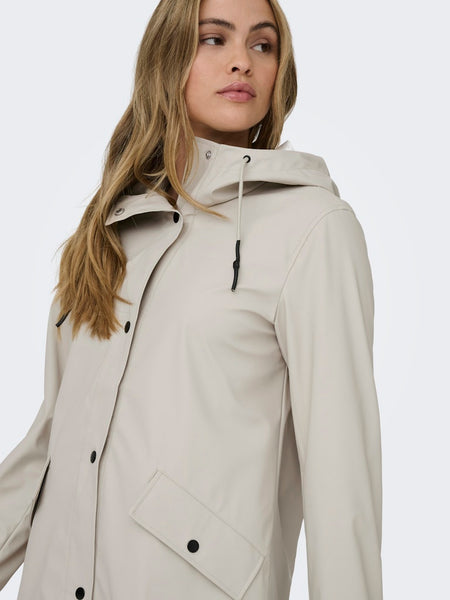 ONLY Raincoat in Beige